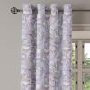 Ambesonne Exotic Grommet Curtain, Minimal Neutral Animal Print with Tiger Silhouettes Pattern Jungle Cat, Decorative Single Panel Drapes for Bedroom Living Room, 50″ x 96″, Eggshell Warm Taupe Tan(Warm Taupe Lilac)