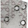 Ambesonne Exotic Grommet Curtain, Minimal Neutral Animal Print with Tiger Silhouettes Pattern Jungle Cat, Decorative Single Panel Drapes for Bedroom Living Room, 50″ x 96″, Eggshell Warm Taupe Tan(Pale Pink Eggshell)