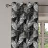Ambesonne Exotic Grommet Curtain, Minimal Neutral Animal Print with Tiger Silhouettes Pattern Jungle Cat, Decorative Single Panel Drapes for Bedroom Living Room, 50″ x 96″, Eggshell Warm Taupe Tan(Charcoal Grey and Beige)