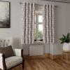 Ambesonne Exotic Grommet Curtain, Minimal Neutral Animal Print with Tiger Silhouettes Pattern Jungle Cat, Decorative Single Panel Drapes for Bedroom Living Room, 50″ x 96″, Eggshell Warm Taupe Tan(Warm Taupe and Dark Tan)