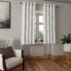 Ambesonne Exotic Grommet Curtain, Minimal Neutral Animal Print with Tiger Silhouettes Pattern Jungle Cat, Decorative Single Panel Drapes for Bedroom Living Room, 50″ x 96″, Eggshell Warm Taupe Tan(Coconut Cocoa and Pale Grey)