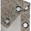 Ambesonne Exotic Grommet Curtain, Minimal Neutral Animal Print with Tiger Silhouettes Pattern Jungle Cat, Decorative Single Panel Drapes for Bedroom Living Room, 50″ x 96″, Eggshell Warm Taupe Tan(Pastel Brown Cadet Blue)