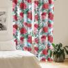 Ambesonne Floral Design Curtains, Retro Drawings of Spring Feels Flowers Boho with Neutral Leaves, Window Treatments 2 Panel Set for Living Room Bedroom, Pair of – 28″ x 63″, Deep Sky Blue Pale Grey(Coral Pastel Pink)