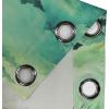 Ambesonne Floral Grommet Curtain, Neutral Pastel Grunge Abstract Pattern with Blossoming Lily Flowers, Decorative Single Panel Drapes for Bedroom Living Room, 50″ x 72″, Dark Tan and Slate Blue(Fern Green Laurel Green)