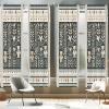 Ambesonne Mexican Window Curtains Pack of 2, Colorful Nature Inspired Pattern Birds Flowers Leaves and Dots Creativity, Lightweight Set with Rod Pocket, 4 Panels of – 28″ x 84″, Red Cream(Grey Tan and Ivory)