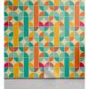 Beige Orange Teal