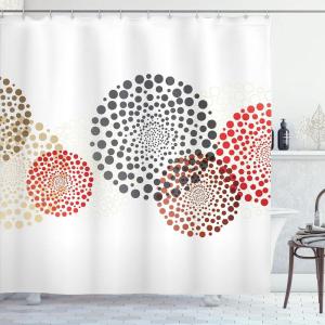Ambesonne Anchor Shower Curtain, Marine Sailing Sea Symbol and Grungy Rustic Planks in a Neutral Camo Tone, Cloth Fabric Drape for Sea Themed Bathroom Decor Set with Hooks, 69″ W x 75″ L, Green Khaki(Red Grey)