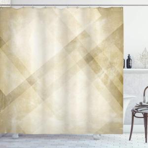 Ambesonne Anchor Shower Curtain, Marine Sailing Sea Symbol and Grungy Rustic Planks in a Neutral Camo Tone, Cloth Fabric Drape for Sea Themed Bathroom Decor Set with Hooks, 69″ W x 75″ L, Green Khaki(Beige Tan)
