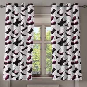 Ambesonne Brown Grommet Curtain, Batik Parang Barong Diagonal Pattern Indonesian Culture and Art Design, Decorative 2-Panel Window Drapes for Bedroom Living Room, 50″ x 84″, Brown Apricot Caramel(Black Fuchsia White)