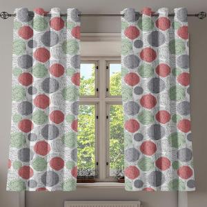 Ambesonne Brown Grommet Curtain, Batik Parang Barong Diagonal Pattern Indonesian Culture and Art Design, Decorative 2-Panel Window Drapes for Bedroom Living Room, 50″ x 84″, Brown Apricot Caramel(Coral Grey Reseda Green)