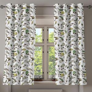 Ambesonne Brown Grommet Curtain, Batik Parang Barong Diagonal Pattern Indonesian Culture and Art Design, Decorative 2-Panel Window Drapes for Bedroom Living Room, 50″ x 84″, Brown Apricot Caramel(Dark Brown Fern Green)