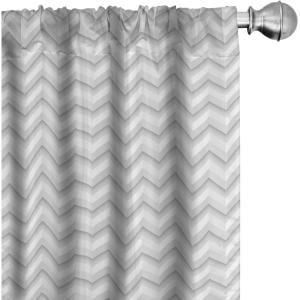 Ambesonne Mexican Window Curtains Pack of 2, Colorful Nature Inspired Pattern Birds Flowers Leaves and Dots Creativity, Lightweight Set with Rod Pocket, 4 Panels of – 28″ x 84″, Red Cream(Grey and White)