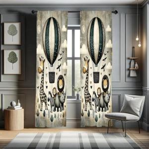 Ambesonne Mexican Window Curtains Pack of 2, Colorful Nature Inspired Pattern Birds Flowers Leaves and Dots Creativity, Lightweight Set with Rod Pocket, 4 Panels of – 28″ x 84″, Red Cream(Dusk Dark Teal Ecru)