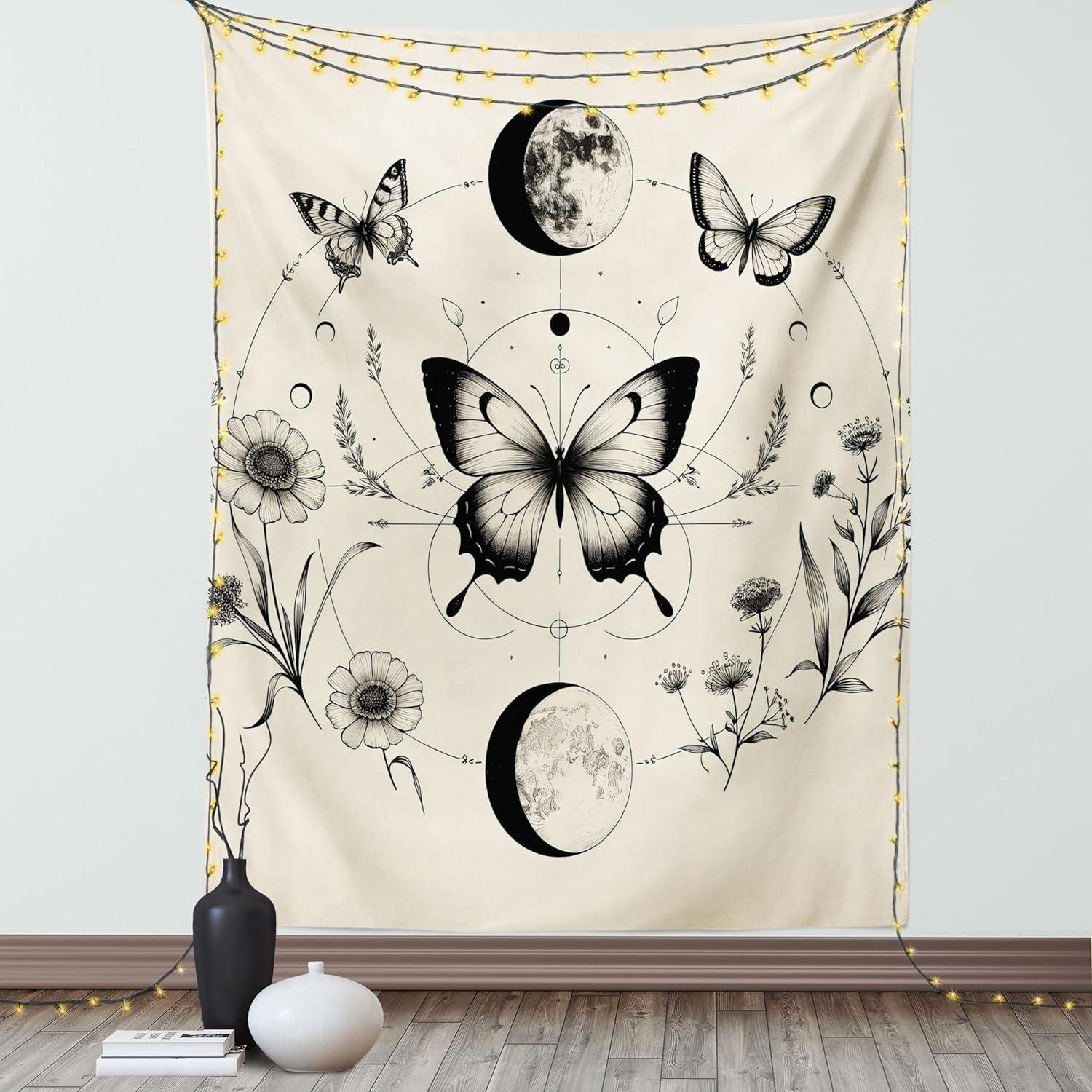 imageAmbesonne Modern Tapestry Balcony Porch Sea Ocean View in Trinidad and Tobago Island Tropic Photo Image Art Wide Wall Hanging for Bedroom Living Room Dorm 80quot X 60quot Sea BlueEggshell Dark Grey