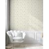 Ambesonne Airplane Print Peel & Stick Wallpaper for Home, Minimalist Modern Pattern of Traveling Themed Silhouettes Simple Ornament, Self-Adhesive Living Room Kitchen Accent, 13″ x 36″, Cream Grey