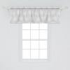 Ambesonne Abstract Window Valance Pack of 2, Simplistic Pattern of Hand Drawn Thin Line Whirlpool Circles in Neutral Tone, Rod Pocket Curtain Valances for Kitchen Bedroom, 42″ X 12″, Pale Taupe White(Pale Taupe White)