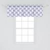 Ambesonne Abstract Window Valance Pack of 2, Simplistic Pattern of Hand Drawn Thin Line Whirlpool Circles in Neutral Tone, Rod Pocket Curtain Valances for Kitchen Bedroom, 42″ X 12″, Pale Taupe White(Lavender Blue White)