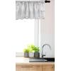 Ambesonne Abstract Window Valance, Simplistic Pattern of Hand Drawn Thin Line Whirlpool Circles in Neutral Tone, Curtain Valance for Kitchen Bedroom Decor with Rod Pocket, 42″ x 12″, Pale Taupe White