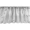 Ambesonne Abstract Window Valance, Simplistic Pattern of Hand Drawn Thin Line Whirlpool Circles in Neutral Tone, Curtain Valance for Kitchen Bedroom Decor with Rod Pocket, 42″ x 18″, Pale Taupe White