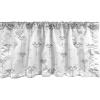 Ambesonne Dandelion Window Valance, Continuous Simplistic Pattern of Neutral Soft Herbs in Muted Tones, Curtain Valance for Kitchen Bedroom Decor with Rod Pocket, 42″ x 12″, Taupe Grey Pale Taupe