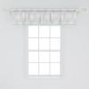 Ambesonne Abstract Window Valance, Simplistic Pattern of Hand Drawn Thin Line Whirlpool Circles in Neutral Tone, Curtain Valance for Kitchen Bedroom Decor with Rod Pocket, 42″ x 12″, Pale Taupe White