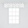 Ambesonne Dandelion Window Valance, Continuous Simplistic Pattern of Neutral Soft Herbs in Muted Tones, Curtain Valance for Kitchen Bedroom Decor with Rod Pocket, 42″ x 12″, Taupe Grey Pale Taupe