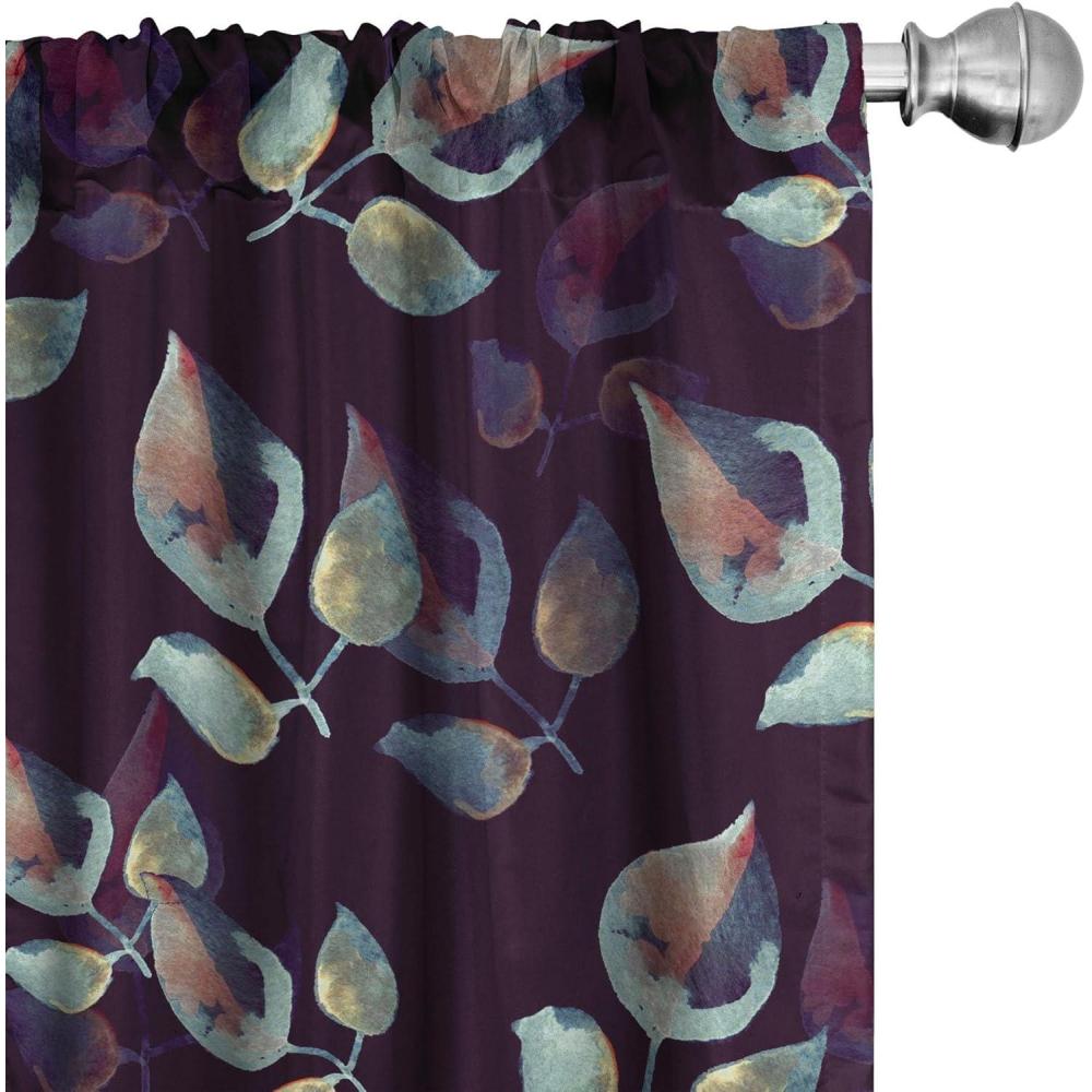 imageAmbesonne Blooming Roses Curtains Sketch Drawn Neutral Colors Dreamy Garden Flowers with Delicate Petals Window Treatments 2 Panel Set for Living Room Bedroom Pair of 28quot x 95quot Indigo Pale RubyAlmond Green Dark Indigo