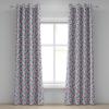 Ambesonne Floral Design Grommet Curtain, Neutral Colors Boho Flowers Vintage Pattern with Leaves Print, Decorative 2-Panel Window Drapes for Bedroom Living Room, 50″ x 54″, Lavender Blue Warm Taupe(Dimgray Pastel Pink)