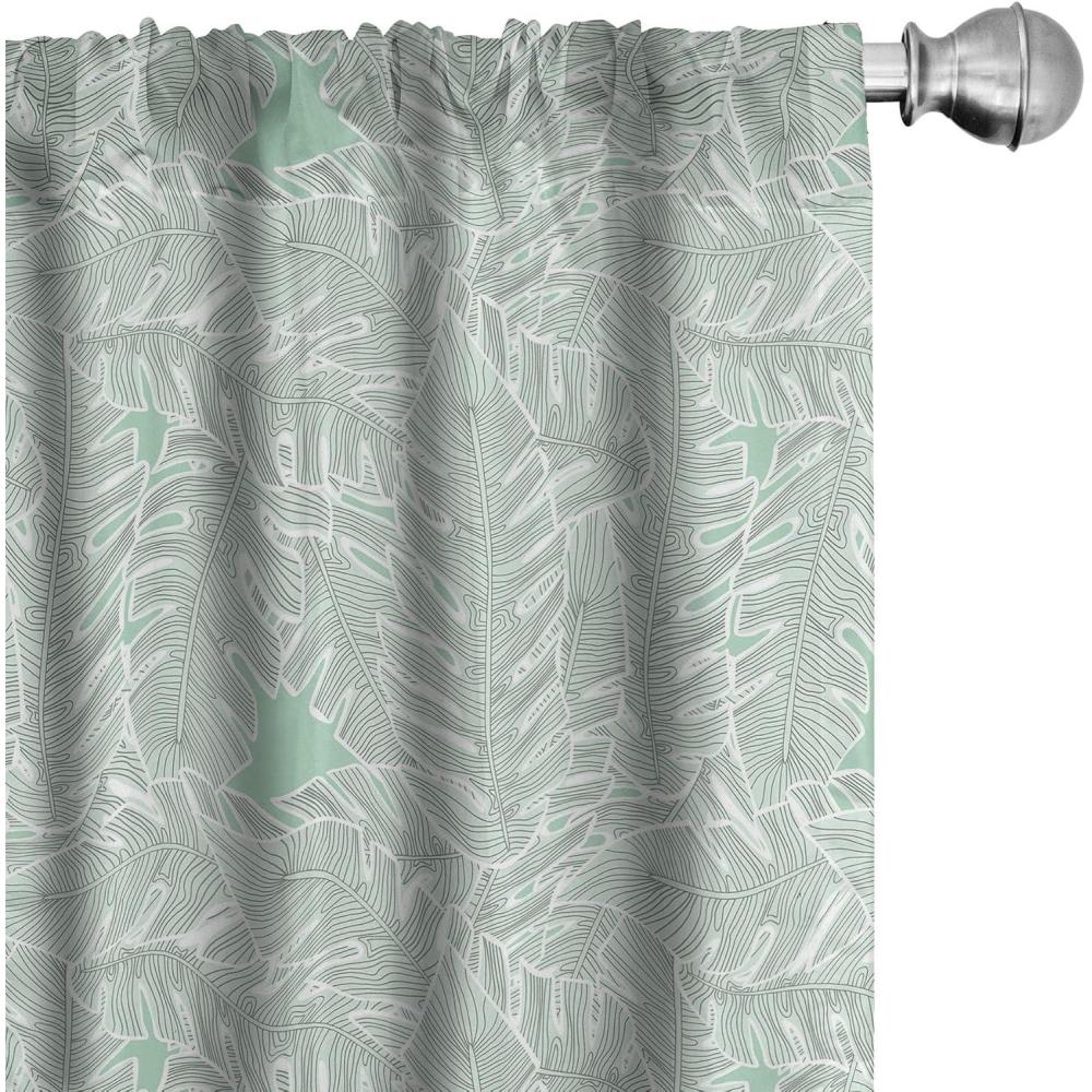 imageAmbesonne Bird Print Curtains Asian Inspired Japanese Cranes with Open Wings Flowering Blossoms Window Treatments 2 Panel Set for Living Room Bedroom Pair of 28quot x 95quot Pale Earth YellowAlmond Green White