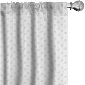 Ambesonne Birds and Nature Curtains, Cottagecore Art Leaves and Flowers Spring with Hummingbirds, Window Treatments 2 Panel Set for Living Room Bedroom, Pair of – 28″ x 84″, White Laurel Green Lilac(White Grey)