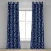 Ambesonne Fantasy Floral Grommet Curtain, Night Time Garden Flowers with Neutral Colors Boho Petals Print, Decorative 2-Panel Window Drapes for Bedroom Living Room, 50″ x 72″, Indigo Pale Pink Mauve(Dark Lavender Lavender)