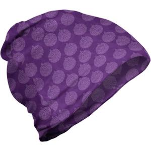Ambesonne Unisex Beanie, Baubles Christmas Motifs, Hiking Outdoors