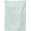 Ambesonne Christmas Tablecloth, New Year’s Eve Tree Branch Border with Berry Ribbons Gingerbread Man, Dining Room Kitchen Rectangular Table Cover, 60″ X 84″,Brown(Blue Seafoam)