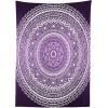 Ambesonne Christmas Tablecloth, New Year’s Eve Tree Branch Border with Berry Ribbons Gingerbread Man, Dining Room Kitchen Rectangular Table Cover, 60″ X 84″,Brown(Purple White)