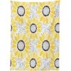 Ambesonne Christmas Tablecloth, New Year’s Eve Tree Branch Border with Berry Ribbons Gingerbread Man, Dining Room Kitchen Rectangular Table Cover, 60″ X 84″,Brown(Yellow Gray)