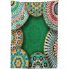 Ambesonne Christmas Tablecloth, New Year’s Eve Tree Branch Border with Berry Ribbons Gingerbread Man, Dining Room Kitchen Rectangular Table Cover, 60″ X 84″,Brown(Green)