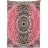 Ambesonne Christmas Tablecloth, New Year’s Eve Tree Branch Border with Berry Ribbons Gingerbread Man, Dining Room Kitchen Rectangular Table Cover, 60″ X 84″,Brown(Pink Brown)
