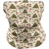 Ambesonne Unisex Multicolor Face and Neck Warmers(Cartoon Trees Bells)