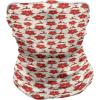 Ambesonne Unisex Multicolor Face and Neck Warmers(Poinsettia Reindeer)