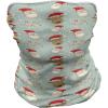 Ambesonne Unisex Multicolor Face and Neck Warmers(Santa Deer Vintage)