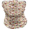 Ambesonne Unisex Multicolor Face and Neck Warmers(Santa Snowman Elves)