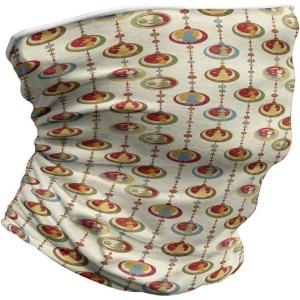 Ambesonne Unisex Multicolor Face and Neck Warmers(Balls Deer Santa Elf)