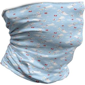 Ambesonne Unisex Multicolor Face and Neck Warmers(Cats With Necklaces)
