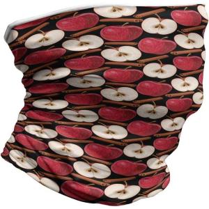 Ambesonne Unisex Multicolor Face and Neck Warmers(Cinnamon Sticks Fruits)