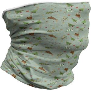Ambesonne Unisex Multicolor Face and Neck Warmers(Holiday Tree Pattern)