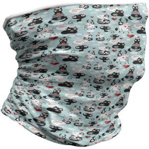 Ambesonne Unisex Multicolor Face and Neck Warmers(Kitties Love Daydreaming)