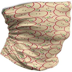 Ambesonne Unisex Multicolor Face and Neck Warmers(Organic Eating Cartoon)