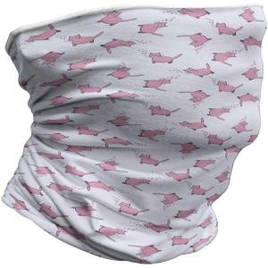 Ambesonne Unisex Multicolor Face and Neck Warmers(Romantic Pink Kittens)