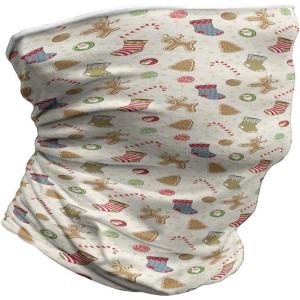 Ambesonne Unisex Multicolor Face and Neck Warmers(Traditional Sweets)