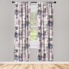 Ambesonne Jungle Themed Curtains, Romantic Autumn Vibes Branch and Berry Pattern with Neutral Colors Boho, Window Treatments 2 Panel Set for Living Room Bedroom, Pair of – 28″ x 63″, Blush Dried Rose(Pale Pink and Multicolor)